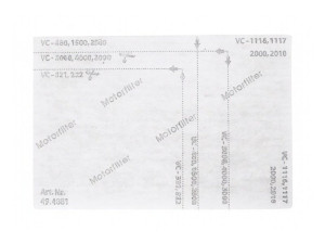 Filtr wlotowy silnika do odkurzacza Zelmer / Bosch uniwersalny 494001