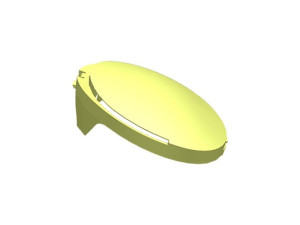 Osłona oświetlenia do chłodziarki Electrolux / AEG 2426575052