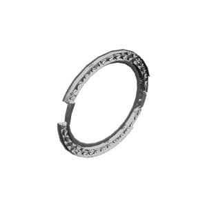 Tylna futryna drzwi pralki Electrolux / AEG biała Ø443,6 mm