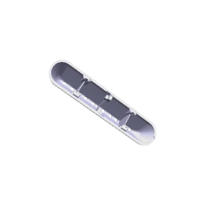 Próg bębna do pralki Electrolux / AEG szary 165 mm