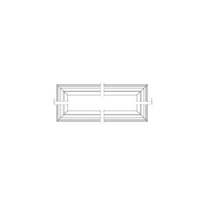Uszczelka magnetyczna drzwi do lodówki Electrolux / AEG 7801 514,5 x 1662 mm