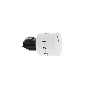 Pokrętło podwójnego regulatora do piekarnika i płyty grzejnej Electrolux / AEG białe 9-0