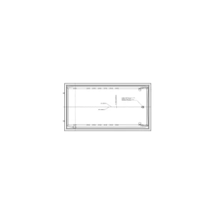 Kompletne drzwi chłodziarki Electrolux / AEG białe 538 x 979,5 mm 8075933013