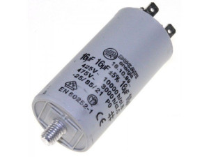 Kondensator do pralki Ariston / Indesit / Hotpoint / Whirlpool 16 µF C00013582 482000072672