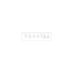 Panel kontrolny do kuchenki Electrolux / AEG stainless 50 cm 6K 8087341023