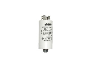 Kondensator rozruchowy do pralki Whirlpool / Indesit / Ariston / Hotpoint 16 µF 400-450 V 481912118284 C00494249