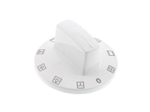 Pokrętło funkcji do kuchenki, piekarnika i płyty grzejnej Electrolux / AEG białe 8071271160