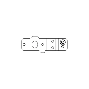 Dolny zawias drzwi do chłodziarki Electrolux / AEG 2650016047
