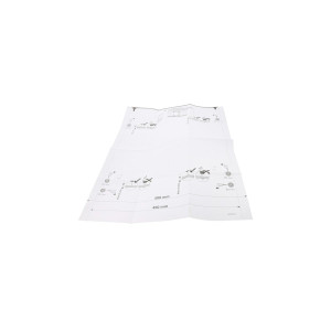 Szablon montażowy drzwi przesuwnych do zmywarki Electrolux / AEG 140003547035