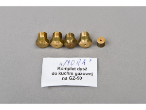Komplet dysz na gaz ziemny do kuchni gazowej Mora X245