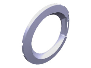 Futryna przednia drzwi do pralki Electrolux / AEG biała Ø464 mm