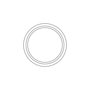 Kulka węża odpływu do pralki Electrolux / AEG Ø46 mm