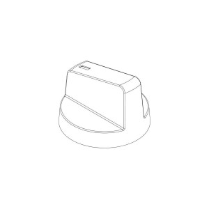 Pokrętło funkcji do kuchenki Electrolux / AEG białe 10+0