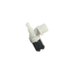 Elektrozawór wody 1-drożny 90° do pralki i zmywarki Whirlpool / Indesit / Ariston / Hotpoint 481228128393 C00337280