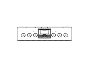 Panel obsługi z ramką wsporczą do kuchenki Electrolux / AEG inox 3428328383