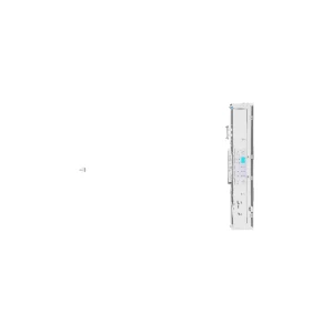Kompletny panel kontrolny do zmywarki Electrolux / AEG srebrny 8081989074