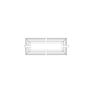 Uszczelka magnetyczna drzwi do lodówki Electrolux / AEG 517 x 1091 mm 7801