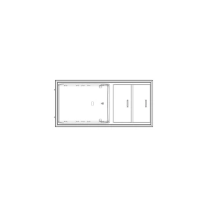 Drzwi chłodziarki Electrolux / AEG białe 538 x 1121,5 mm 140047768019