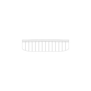 Ogranicznik butelek półki drzwiowej do chłodziarki Electrolux / AEG 276 mm 2248356137