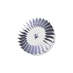 Wirnik wentylatora chłodzącego do kuchenki mikrofalowej Electrolux / AEG 3159702004