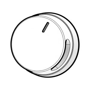 Pokrętło timera do piekarnika Electrolux / AEG czarne