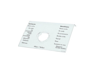 Naklejki programów do suszarki AEG / Electrolux PL 1367060801
