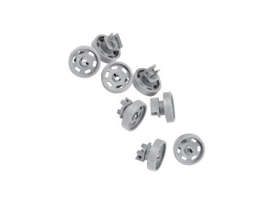 Zestaw kółek dolnego kosza zmywarki Electrolux / AEG 8 szt. 4071300307