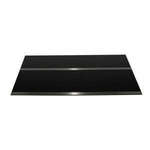 Szyba do okapu Amica 90 cm czarna + inox 1045750