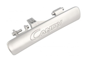 Uchwyt drzwi do pralki Candy / Haier / Hoover srebrny 4600264