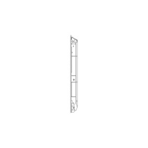 Zewnętrzna szyba drzwi do kuchenki i piekarnika Electrolux / AEG inox 592 x 470 mm 140032478202
