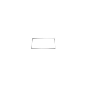 Uszczelka drzwi chłodziarki Electrolux / AEG 54 x 112 cm biała 2063494005