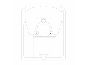 Ochronna listwa zaciskowa PTC silnika do chłodziarki Electrolux / AEG 2425118128