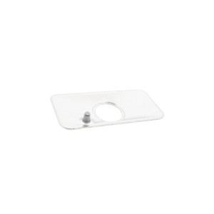Blacha podstawy filtra do zmywarki Electrolux / AEG szara 260 x 128 mm