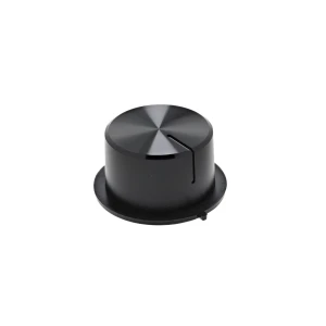 Pokrętło timera do kuchenki mikrofalowej Electrolux / AEG czarne 39 mm 24 mm HB