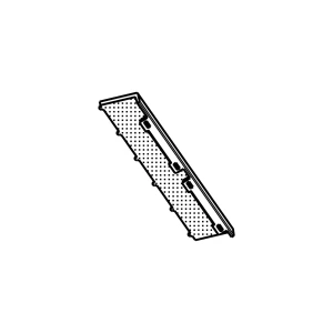 Krótka lewa osłona listwy LED do lodówki Electrolux / AEG 246 mm 8077910027