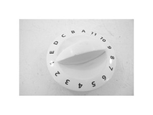 Pokrętło programatora do pralki Ariston / Indesit / Hotpoint / Whirlpool białe C00259424 482000030549