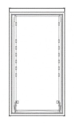Drzwi chłodziarki do lodówki Electrolux / AEG białe 8084060014