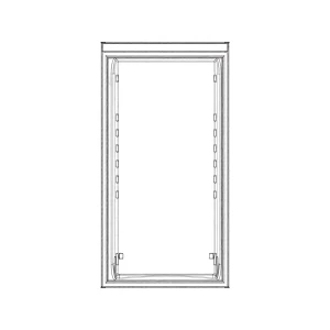 Drzwi chłodziarki do lodówki Electrolux / AEG białe 8084060014