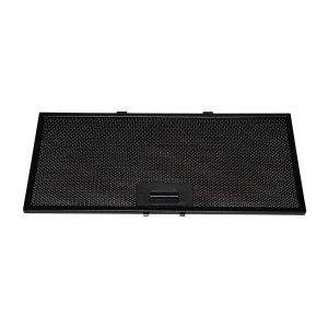 Filtr aluminiowy przeciwtłuszczowy do okapu Amica 405 x 188 x 9 mm czarny