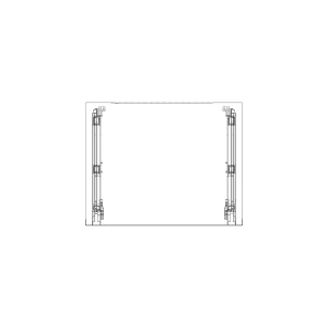 Zestaw szyby drzwi piekarnika Electrolux / AEG 596 x 466 mm