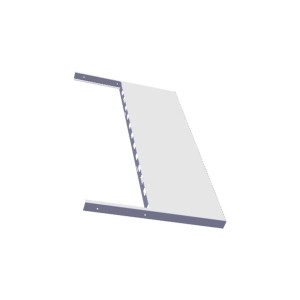 Przedłużka biała do urządzenia AGD Electrolux / AEG 508,7 x 276,5 x 21,5 mm