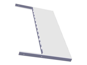 Przedłużka biała do urządzenia AGD Electrolux / AEG 508,7 x 276,5 x 21,5 mm