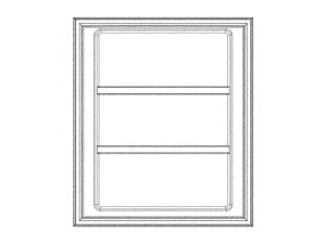 Drzwi zamrażarki do chłodziarko-zamrażarki Electrolux / AEG białe 538 x 627 mm 8084066011