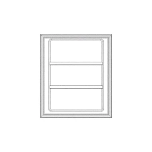 Drzwi zamrażarki do chłodziarko-zamrażarki Electrolux / AEG białe 538 x 627 mm 8084066011