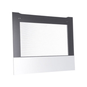 Zewnętrzna szyba z ramą drzwi piekarnika Electrolux / AEG 59,2 x 47 cm czarna 140037379132