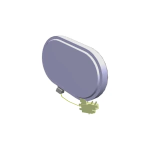 Owalna grzałka do płyty grzejnej Electrolux / AEG 2000 W 270 x 167 mm 3740638212