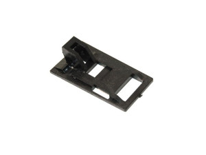Uchwyt drzwiczek do pralki Ariston / Indesit / Hotpoint / Whirlpool czarny C00019690 482000022583