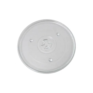 Szklany talerz obrotowy do kuchenki mikrofalowej 27 cm z mocowaniem typu koniczynka 185-32