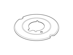 Pokrywa palnika pomocniczego do płyty gazowej Electrolux / AEG czarna