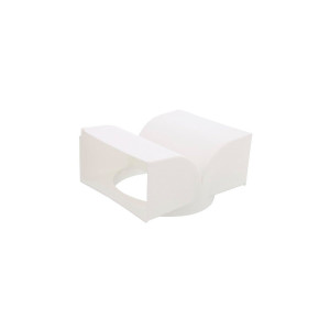 Odchylacz / kołnierz rury do okapu Electrolux / AEG biały 192 x 80 x 152 mm D150